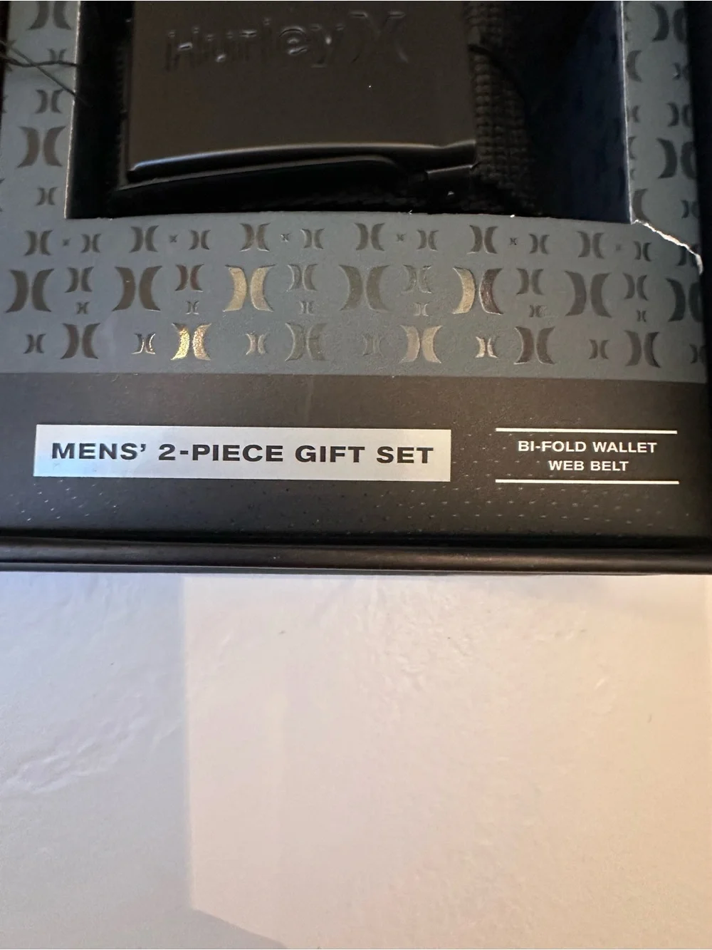 Hurley Black Men’s 2-Piece Wallet and Money Clip Gift Set
